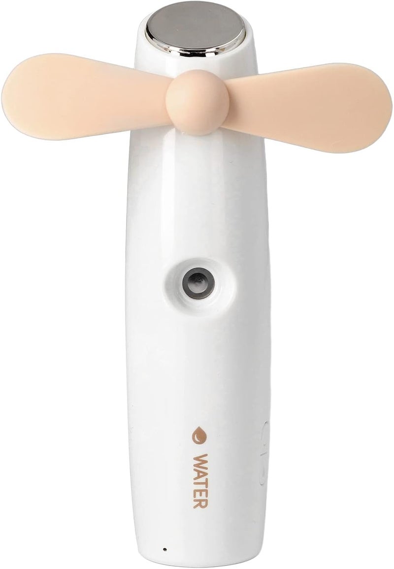 woobles Handheld Mini Fan, Portable 2 in 1 Spray Water Replenisher Fan, USB Rechargeable Small Pocket Fan, Cute Misting Fan for Outdoor Traveling - Image 1